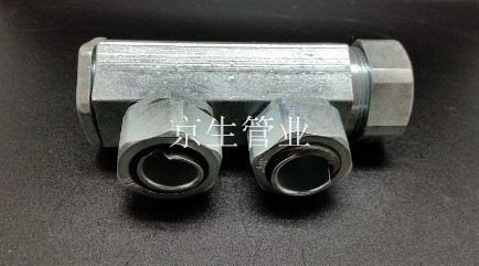 软管三通接头 F型三通接头 蛇皮管三通